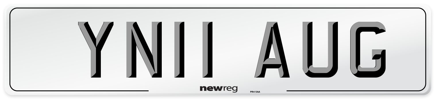 YN11 AUG Number Plate from New Reg
